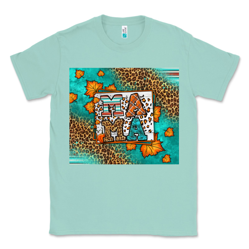 Fall Autumn Leopard Serape Mama Classic Tee by LillyAllenDesigns | Teevron