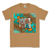 Toasted Coconut Fall Autumn Leopard Serape Mama Classic Tee - LillyAllenDesigns