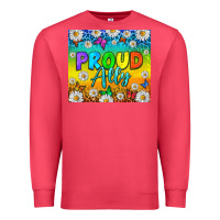 Cardinal LGBTQ+ Proud Ally With Daisy Tumbler Premium Sweatshirt - BundleAndBundleShop