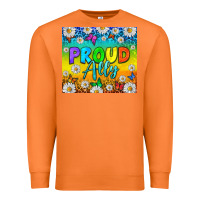 Carrot LGBTQ+ Proud Ally With Daisy Tumbler Premium Sweatshirt - BundleAndBundleShop