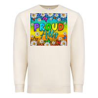 Sandshell LGBTQ+ Proud Ally With Daisy Tumbler Premium Sweatshirt - BundleAndBundleShop