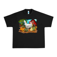 Black Fall Chicken Urban Heavy Tee - LillyAllenDesigns