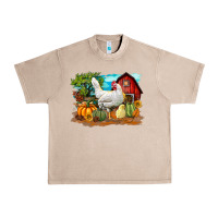 French Oak Fall Chicken Urban Heavy Tee - LillyAllenDesigns
