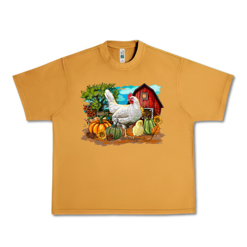 Fall Chicken Urban Heavy Tee by LillyAllenDesigns | Teevron