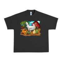 Pigment Black Fall Chicken Urban Heavy Tee - LillyAllenDesigns