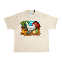 Sandshell Fall Chicken Urban Heavy Tee - LillyAllenDesigns