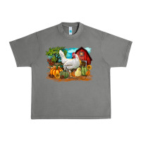 Tornado Fall Chicken Urban Heavy Tee - LillyAllenDesigns