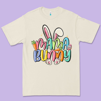 Mama Bunny Premium Tee Designed By Maliassmallbusiness