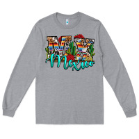 Heather Grey MX Mexico Long Sleeve Tee - RanaPortraitStore