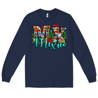 Navy MX Mexico Long Sleeve Tee - RanaPortraitStore