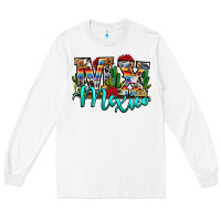 White MX Mexico Long Sleeve Tee - RanaPortraitStore