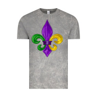 Cloud Rock mardi gras fleur de lis Vintage Tee - LillyAllenDesigns