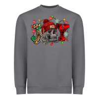 Storm Christmas Joy skeleton Heavyweight Sweatshirt - NancyCooperArtShop