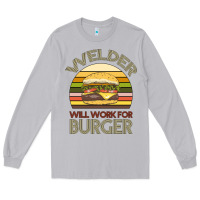 Moon Dust Welder Wıll Work For Burger Long Sleeve Tee - Bettercallsaul