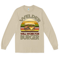 Mushroom Welder Wıll Work For Burger Long Sleeve Tee - Bettercallsaul
