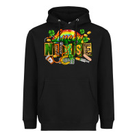 Black lucky nurse Heavyweight Hoodie - FaDigitalArtStudio
