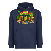 Navy lucky nurse Heavyweight Hoodie - FaDigitalArtStudio