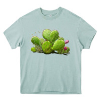 Arona desert prickly pear cactus Heavy Core Tee - LillyAllenDesigns