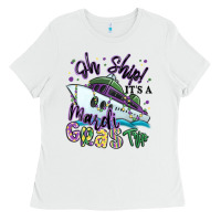 Oh Ship It's A Mardi Gras Trip Ladies Tee | Teevron