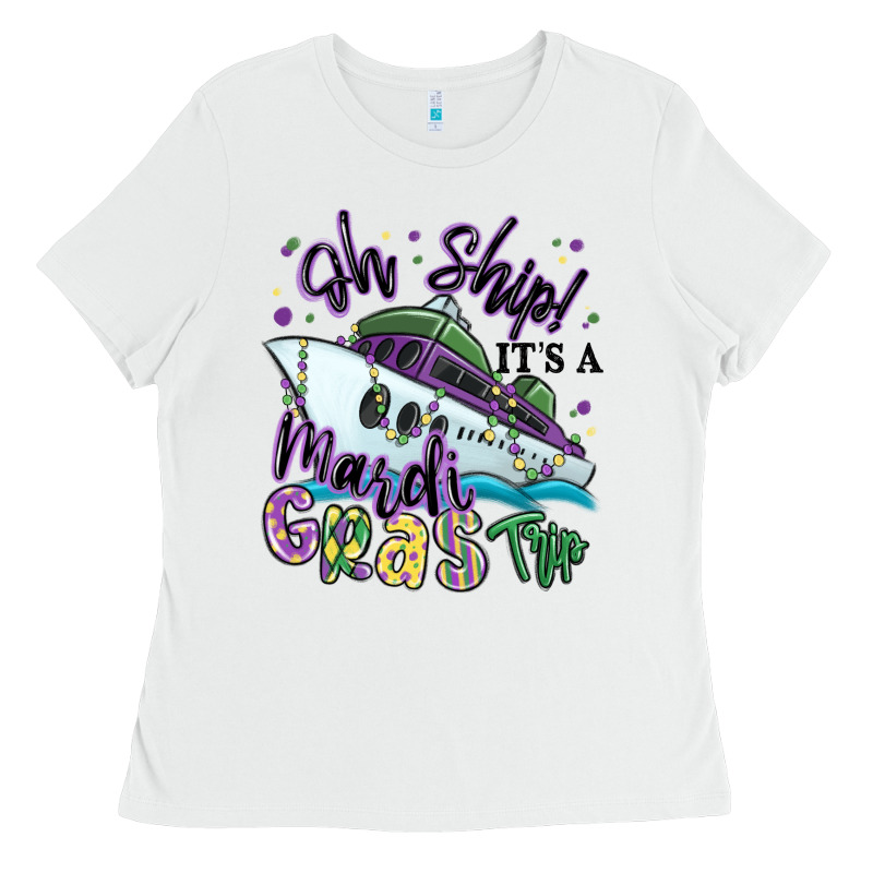 Oh Ship It's A Mardi Gras Trip Ladies Tee by MaliasSmallBusiness | Teevron