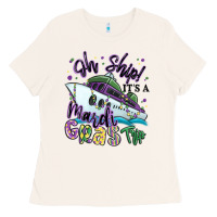 Bone oh ship it's a mardi gras trip Ladies Tee - MaliasSmallBusiness