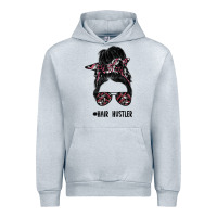 Heather Grey hair hustler Urban Hoodie - SublimationCraftShop