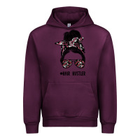 Mauve Wine hair hustler Urban Hoodie - SublimationCraftShop