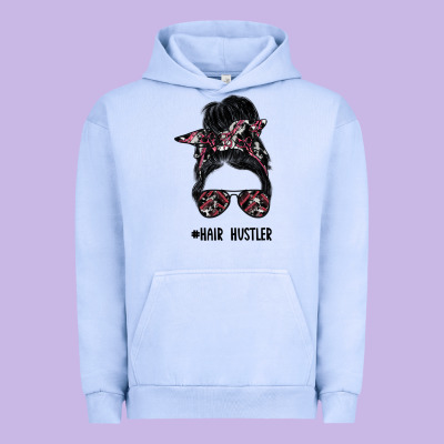 Hair Hustler Urban Hoodie Designed By Sublimationcraftshop