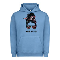 Pigment Pebble Blue hair hustler Urban Hoodie - SublimationCraftShop
