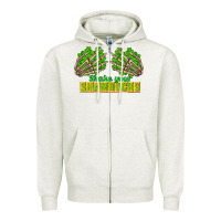 Oatmeal Heather Shake Your Shamrocks St. Patrick's Day Zipper Hoodie - CowGirlArtShop