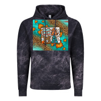 Cloud Black Fall Autumn Leopard Serape Mama Vintage Hoodie - LillyAllenDesigns