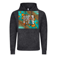 Vintage Black Fall Autumn Leopard Serape Mama Vintage Hoodie - LillyAllenDesigns