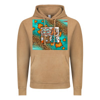 Vintage Camel Fall Autumn Leopard Serape Mama Vintage Hoodie - LillyAllenDesigns