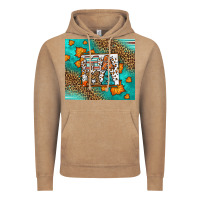 Vintage Coffee Fall Autumn Leopard Serape Mama Vintage Hoodie - LillyAllenDesigns
