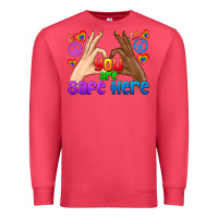 Cardinal LGBTQ+ You Are Safe Here Premium Sweatshirt - BundleAndBundleShop