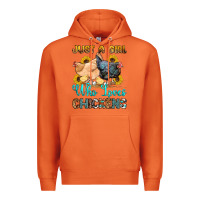 Carrot just a girl who loves chickens Premium Hoodie - OliviaCreatesArt