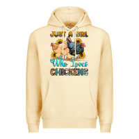 Pina Colada just a girl who loves chickens Premium Hoodie - OliviaCreatesArt