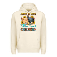 Tofu just a girl who loves chickens Premium Hoodie - OliviaCreatesArt
