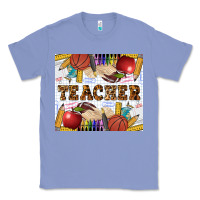 Colony Blue Western Teacher Tumbler Classic Tee - LillyAllenDesigns