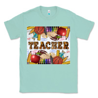 Seafoam Western Teacher Tumbler Classic Tee - LillyAllenDesigns