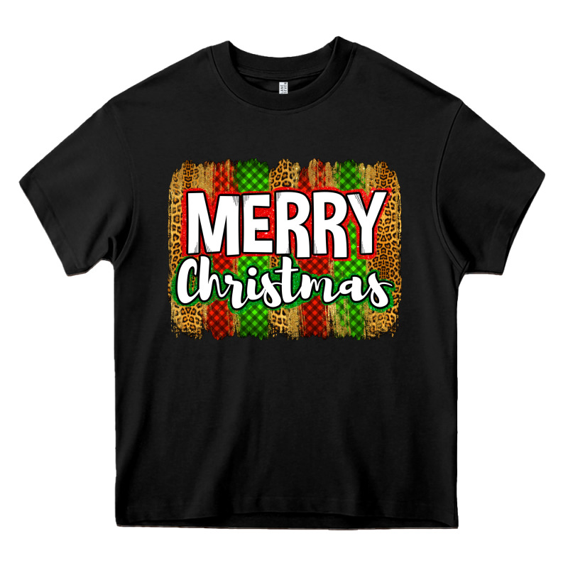 Merry Christmas Brushstroke Heavy Core Tee by Jasminsmagicworld | Teevron