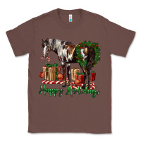 Chestnut happy holidays mustang horse Classic Tee - LillyAllenDesigns