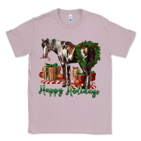 Lilac happy holidays mustang horse Classic Tee - LillyAllenDesigns
