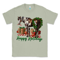 Matcha happy holidays mustang horse Classic Tee - LillyAllenDesigns