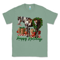 Sage happy holidays mustang horse Classic Tee - LillyAllenDesigns