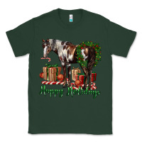 Sports Green happy holidays mustang horse Classic Tee - LillyAllenDesigns