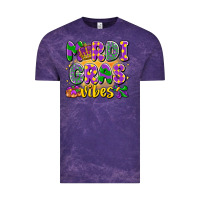 Cloud Purple mardi gras vibes Vintage Tee - LillyAllenDesigns