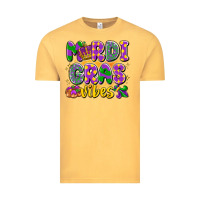 Vintage Mustard mardi gras vibes Vintage Tee - LillyAllenDesigns