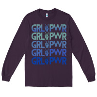 Plum Girl Power Peace Long Sleeve Tee - Bettercallsaul