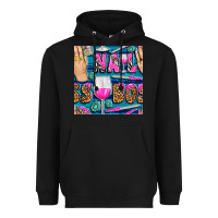 Black nail boss money hand and wine with gemstone leopard and zebra seamless Heavyweight Hoodie - BundleAndBundleShop